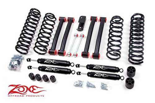 Zone Suspension 4" Lift Kit w/Nitro Shocks 93-98 Grand Cherokee